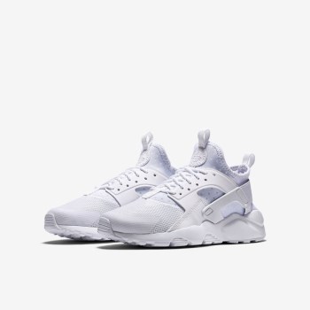 Nike Air Huarache Ultra - Nagyobb Gyerek Utcai Cipő - Fehér/Fehér/Fehér